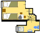 Hotel-Pension Zoomoord, Renesse - Plan Zimmer 10