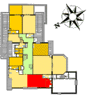 Hotel-Pension Zoomoord, Renesse - Lage Zimmer 3